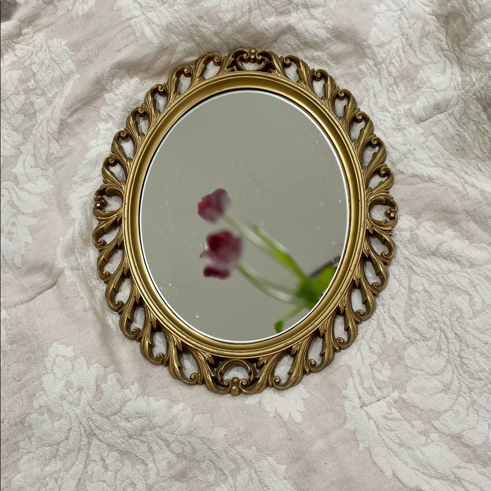 Elegant golden Mirror.
